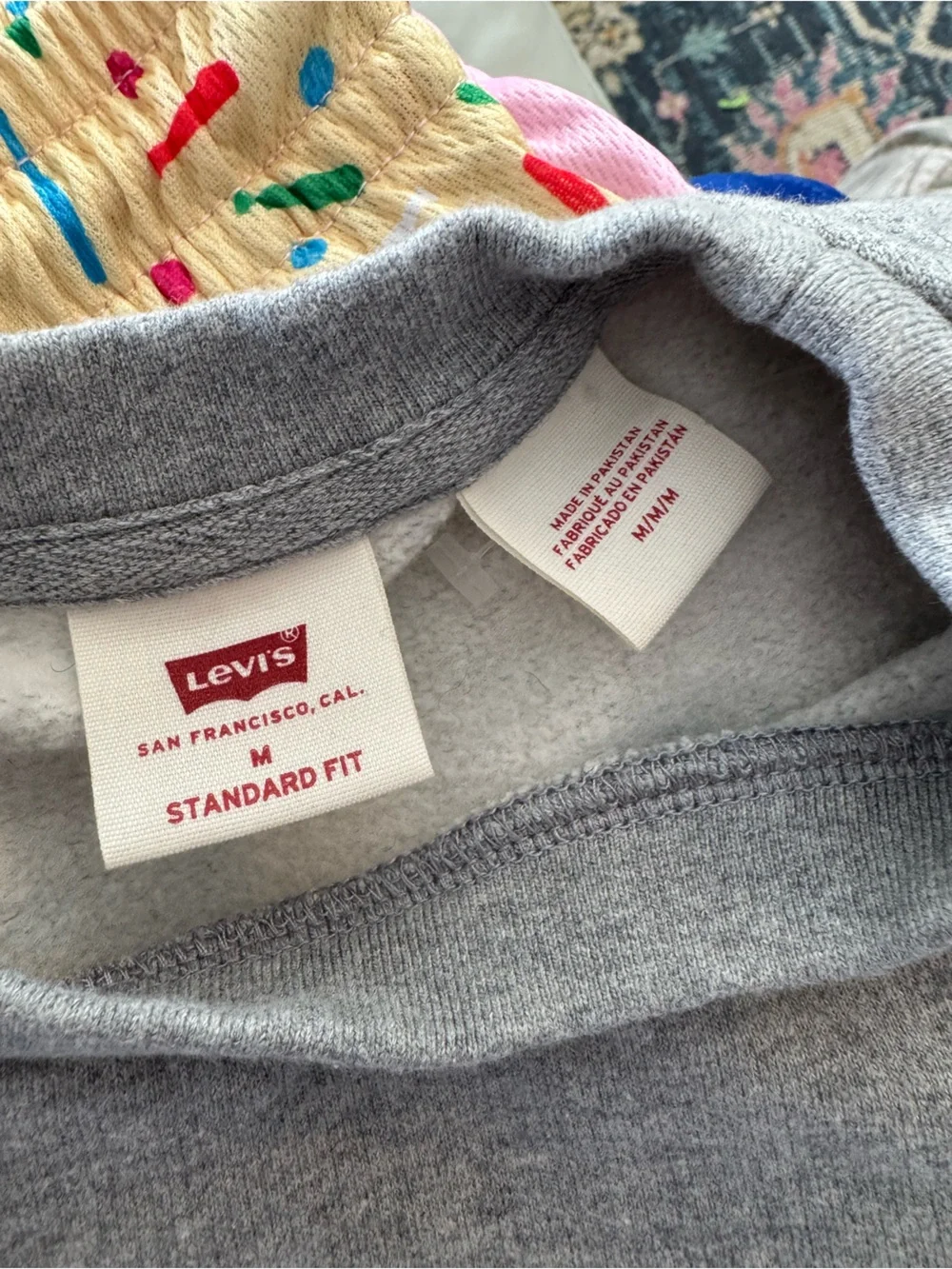 Levi’s New York City Graphic Gray Crewneck Medium